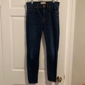 High rise madewell skinny jeans